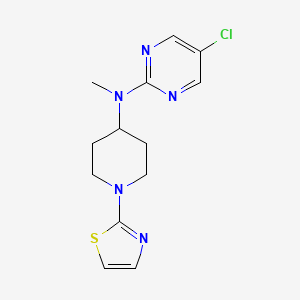 5-chloro-N-methyl-N-[1-(1,3-thiazol-2-yl)piperidin-4-yl]pyrimidin-2-amine