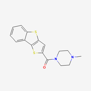 molecular formula C16H16N2OS2 B1226579 (4-Methyl-1-piperazinyl)-(2-thieno[3,2-b][1]benzothiolyl)methanone 