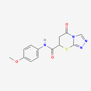 N-(4-methoxyphenyl)-5-oxo-6,7-dihydro-[1,2,4]triazolo[3,4-b][1,3]thiazine-7-carboxamide