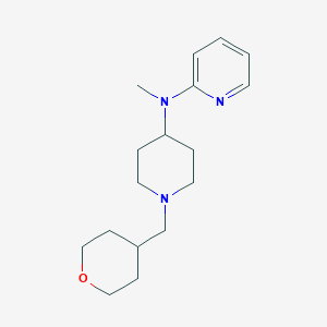 N-methyl-N-{1-[(oxan-4-yl)methyl]piperidin-4-yl}pyridin-2-amine