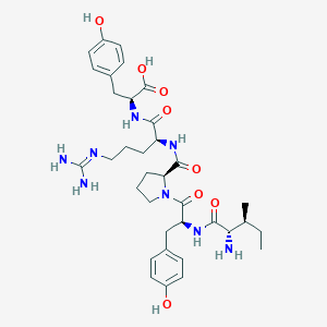 molecular formula C35H50N8O8 B122659 Ile-Tyr-Pro-Arg-Tyr CAS No. 144525-68-8