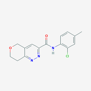 N-(2-chloro-4-methylphenyl)-5H,7H,8H-pyrano[4,3-c]pyridazine-3-carboxamide