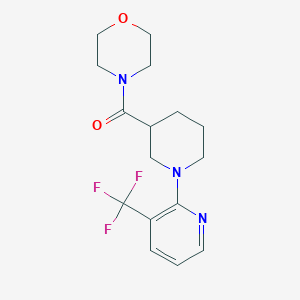 4-{1-[3-(Trifluoromethyl)pyridin-2-yl]piperidine-3-carbonyl}morpholine