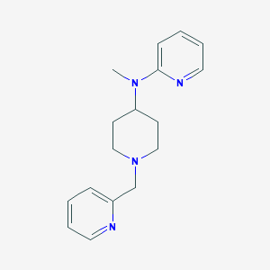 N-methyl-N-{1-[(pyridin-2-yl)methyl]piperidin-4-yl}pyridin-2-amine