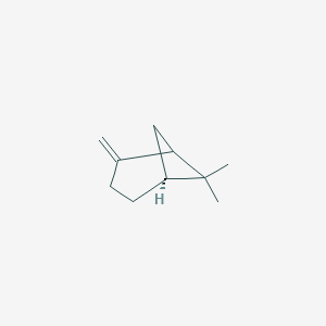 molecular formula C10H16 B122660 (-)-β-蒎烯 CAS No. 18172-67-3
