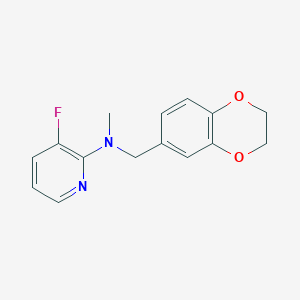 N-[(2,3-dihydro-1,4-benzodioxin-6-yl)methyl]-3-fluoro-N-methylpyridin-2-amine