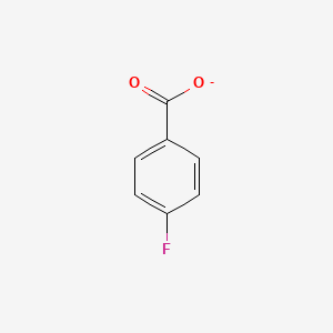 B1226621 4-Fluorobenzoate CAS No. 2365-27-7