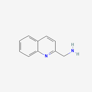 molecular formula C10H10N2 B1226622 喹啉-2-基甲胺 CAS No. 5760-20-3
