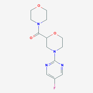 4-(5-Fluoropyrimidin-2-yl)-2-(morpholine-4-carbonyl)morpholine