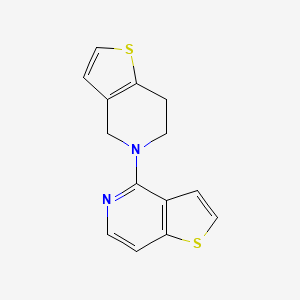 4-{4H,5H,6H,7H-thieno[3,2-c]pyridin-5-yl}thieno[3,2-c]pyridine