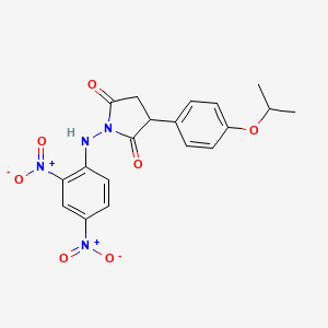 1-(2,4-Dinitroanilino)-3-(4-propan-2-yloxyphenyl)pyrrolidine-2,5-dione