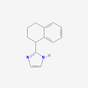 molecular formula C13H14N2 B122665 2-(1,2,3,4-tetrahydronaphthalen-1-yl)-1H-imidazole CAS No. 945389-41-3