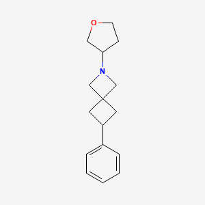 2-(Oxolan-3-yl)-6-phenyl-2-azaspiro[3.3]heptane