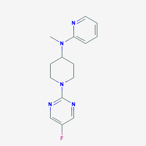 N-[1-(5-fluoropyrimidin-2-yl)piperidin-4-yl]-N-methylpyridin-2-amine