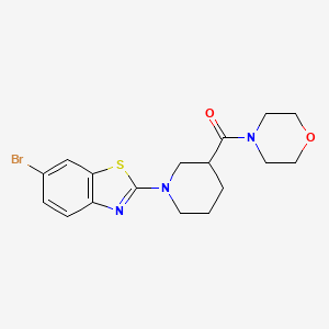 6-Bromo-2-[3-(morpholine-4-carbonyl)piperidin-1-yl]-1,3-benzothiazole