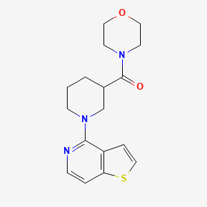 4-(1-{Thieno[3,2-c]pyridin-4-yl}piperidine-3-carbonyl)morpholine