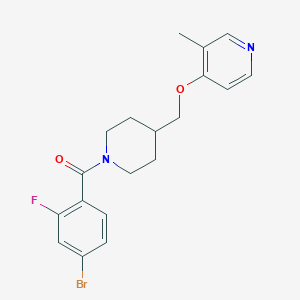 4-{[1-(4-Bromo-2-fluorobenzoyl)piperidin-4-yl]methoxy}-3-methylpyridine