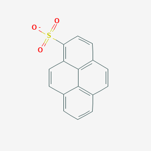 molecular formula C16H9O3S- B1226679 1-Pyrenesulfonate 