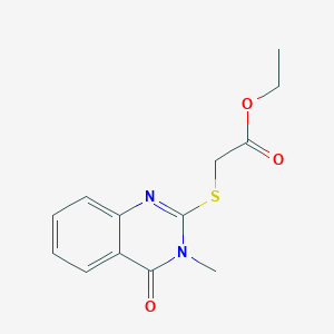 Ethyl [(3-methyl-4-oxo-3,4-dihydroquinazolin-2-yl)sulfanyl]acetate