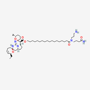 molecular formula C47H82N6O6 B1226687 Crambescidin 826 