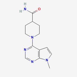 1-{7-methyl-7H-pyrrolo[2,3-d]pyrimidin-4-yl}piperidine-4-carboxamide