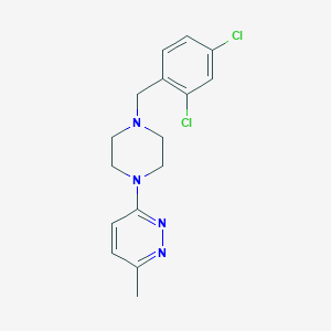 3-{4-[(2,4-Dichlorophenyl)methyl]piperazin-1-yl}-6-methylpyridazine