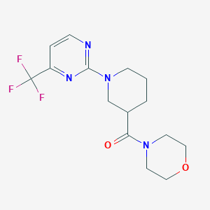 4-{1-[4-(Trifluoromethyl)pyrimidin-2-yl]piperidine-3-carbonyl}morpholine