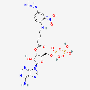 molecular formula C20H24N10O13P2 B1226695 Nap(4)-ADP CAS No. 64655-48-7