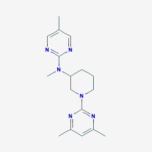 N-[1-(4,6-dimethylpyrimidin-2-yl)piperidin-3-yl]-N,5-dimethylpyrimidin-2-amine