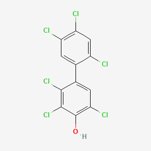molecular formula C12H4Cl6O B1226699 2,2',3,4',5,5'-Hexachloro-4-biphenylol CAS No. 145413-90-7
