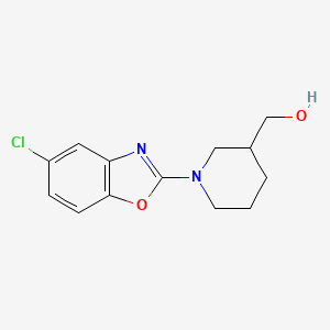 [1-(5-Chloro-1,3-benzoxazol-2-yl)piperidin-3-yl]methanol