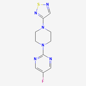 5-Fluoro-2-[4-(1,2,5-thiadiazol-3-yl)piperazin-1-yl]pyrimidine