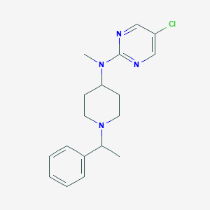 5-chloro-N-methyl-N-[1-(1-phenylethyl)piperidin-4-yl]pyrimidin-2-amine