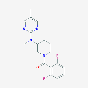 N-[1-(2,6-difluorobenzoyl)piperidin-3-yl]-N,5-dimethylpyrimidin-2-amine