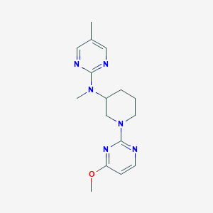 N-[1-(4-methoxypyrimidin-2-yl)piperidin-3-yl]-N,5-dimethylpyrimidin-2-amine