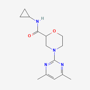 N-cyclopropyl-4-(4,6-dimethylpyrimidin-2-yl)morpholine-2-carboxamide