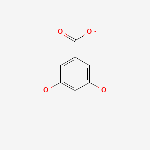 molecular formula C9H9O4- B1226732 3,5-二甲氧基苯甲酸酯 