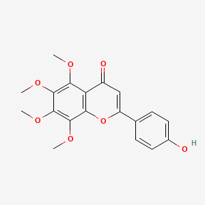 molecular formula C19H18O7 B1226744 4'-羟基-5,6,7,8-四甲氧基黄酮 CAS No. 36950-98-8
