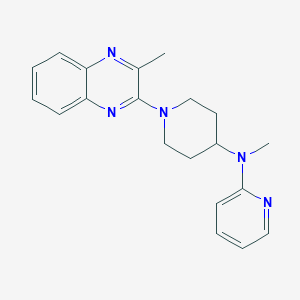 N-methyl-N-[1-(3-methylquinoxalin-2-yl)piperidin-4-yl]pyridin-2-amine