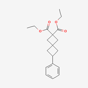 Diethyl 6-phenylspiro[3.3]heptane-2,2-dicarboxylate