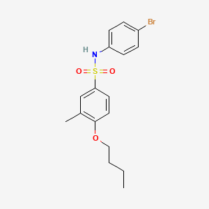 N-(4-bromophenyl)-4-butoxy-3-methylbenzene-1-sulfonamide