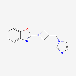 2-{3-[(1H-imidazol-1-yl)methyl]azetidin-1-yl}-1,3-benzoxazole