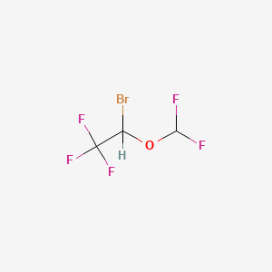 molecular formula C3H2BrF5O B1226767 1-Bromo-1-(difluoromethoxy)-2,2,2-trifluoroethane CAS No. 32778-10-2