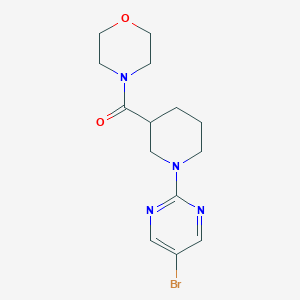 4-[1-(5-Bromopyrimidin-2-yl)piperidine-3-carbonyl]morpholine