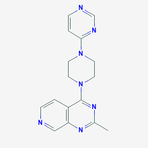 4-(4-{2-Methylpyrido[3,4-d]pyrimidin-4-yl}piperazin-1-yl)pyrimidine