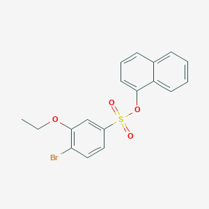 Naphthalen-1-yl 4-bromo-3-ethoxybenzene-1-sulfonate