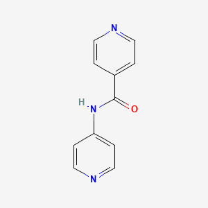molecular formula C11H9N3O B1226781 4-Pyridinecarboxamide, N-4-pyridinyl- CAS No. 64479-78-3