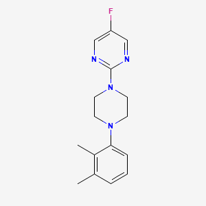 molecular formula C16H19FN4 B12267841 2-[4-(2,3-Dimethylphenyl)piperazin-1-yl]-5-fluoropyrimidine 