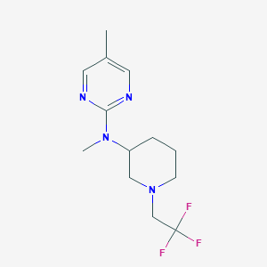 N,5-dimethyl-N-[1-(2,2,2-trifluoroethyl)piperidin-3-yl]pyrimidin-2-amine