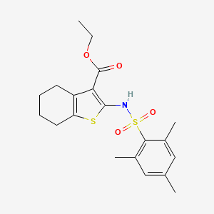 Ethyl 2-(2,4,6-trimethylbenzenesulfonamido)-4,5,6,7-tetrahydro-1-benzothiophene-3-carboxylate